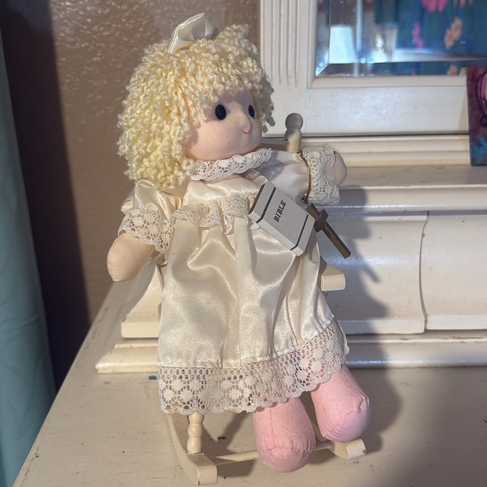 Berkeley Designs Musical Doll in Rocking Chair